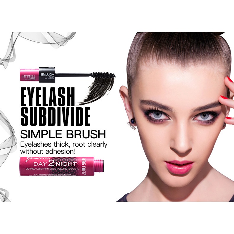 Mascara 4D màu đen chống thấm nước chuốt cong mi
 | BigBuy360 - bigbuy360.vn