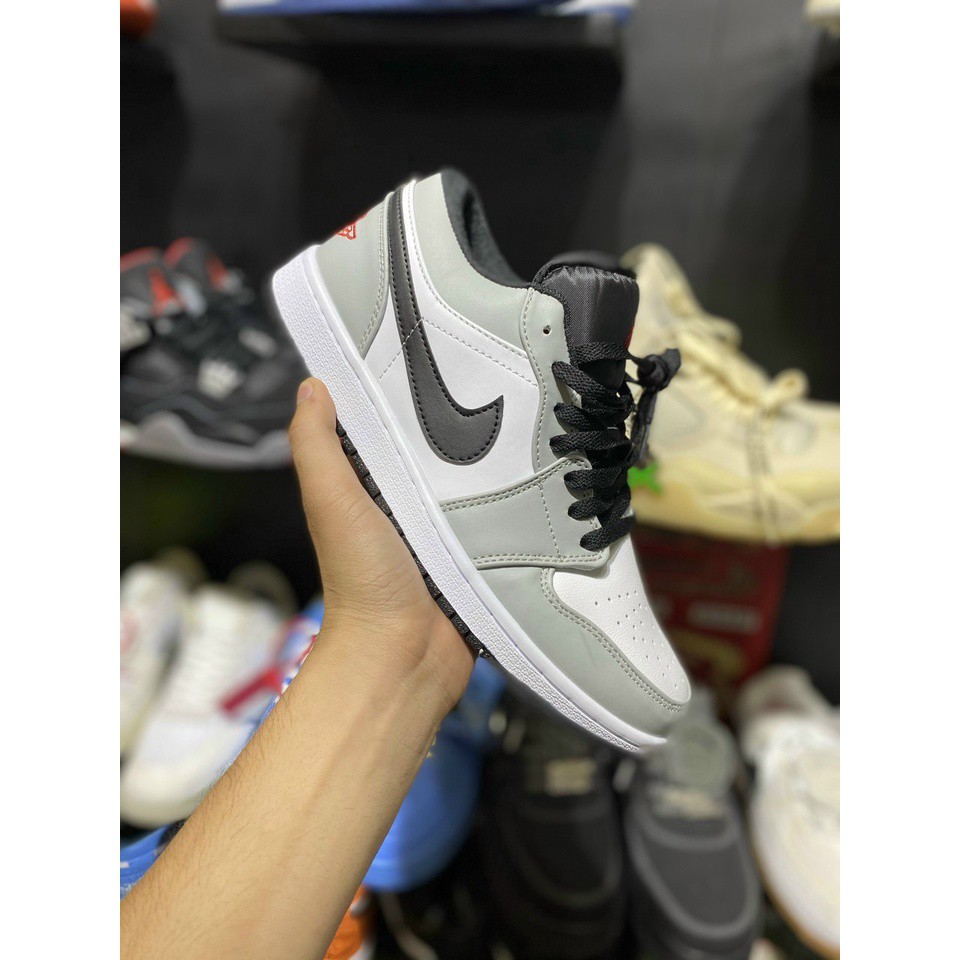 (surucara) Giày Sneaker Cổ Thấp - Jordan 1 Low Smoke Grey Xám Thấp Cổ Fullbox