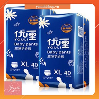 Bỉm dán/quần Youli nội địa Trung đủ size S112, M92-96, L84, XL76, XXL72