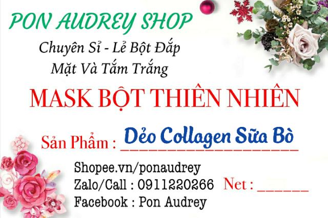 Mask Dẻo Collagen Sữa Bò Non - Mỹ Phẩm Handmade