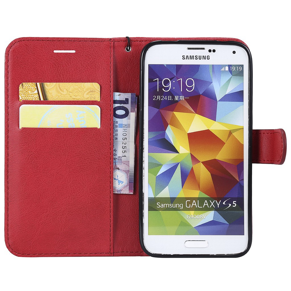 Bao da điện thoại PU dạng ví nắp lật có ngăn đựng thẻ cho iPhone 7/7p/8/8p | BigBuy360 - bigbuy360.vn