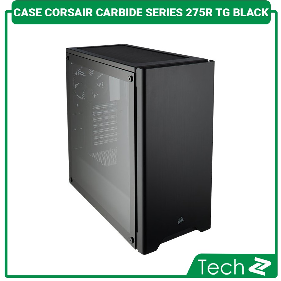 Vỏ Case Corsair Carbide Series 275R Tempered Glass Gaming (Mid Tower/Màu Đen)