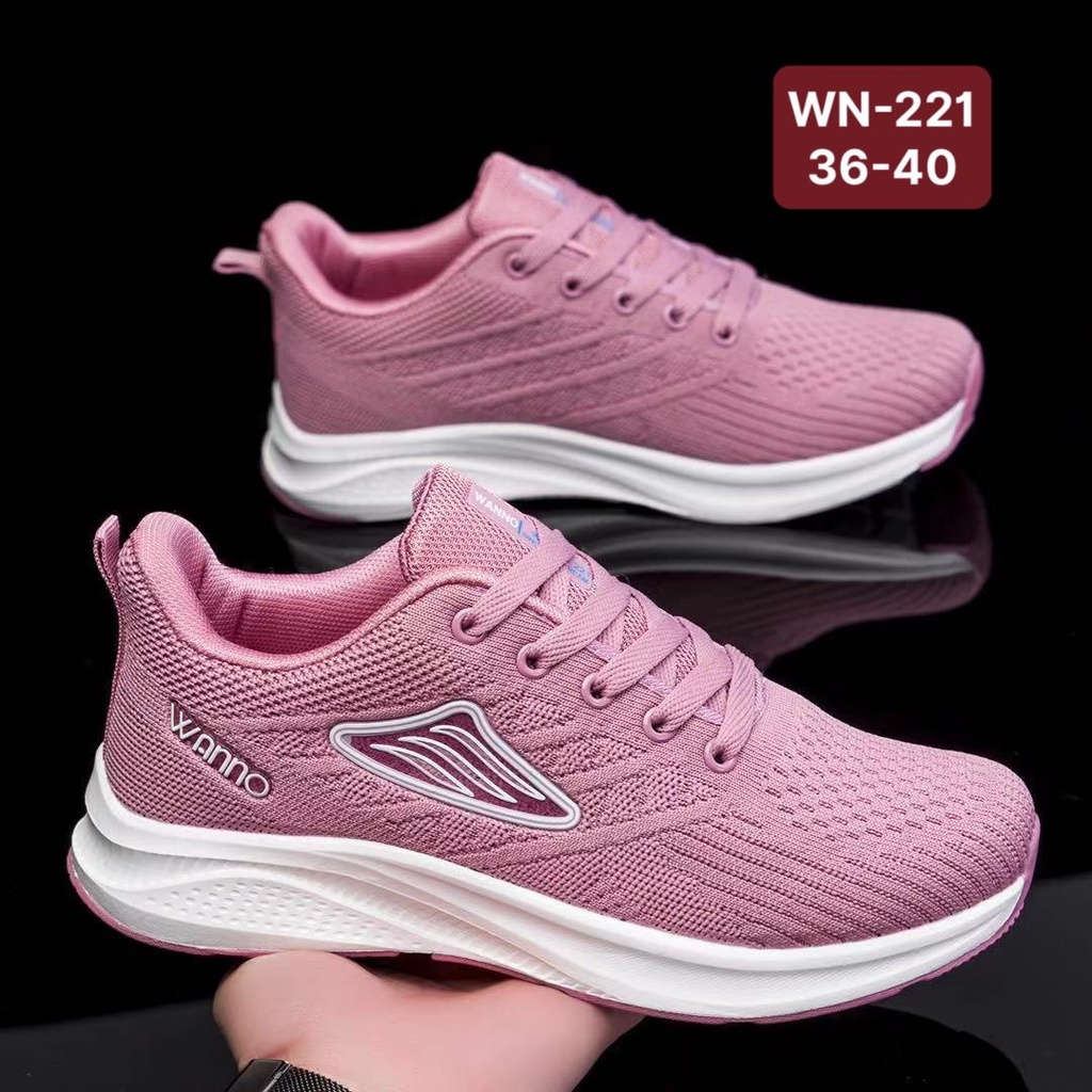 Giày Sneaker Nữ siêu nhẹ siêu êm chính hãng Goya Wanno - Phiên bản màu Hồng