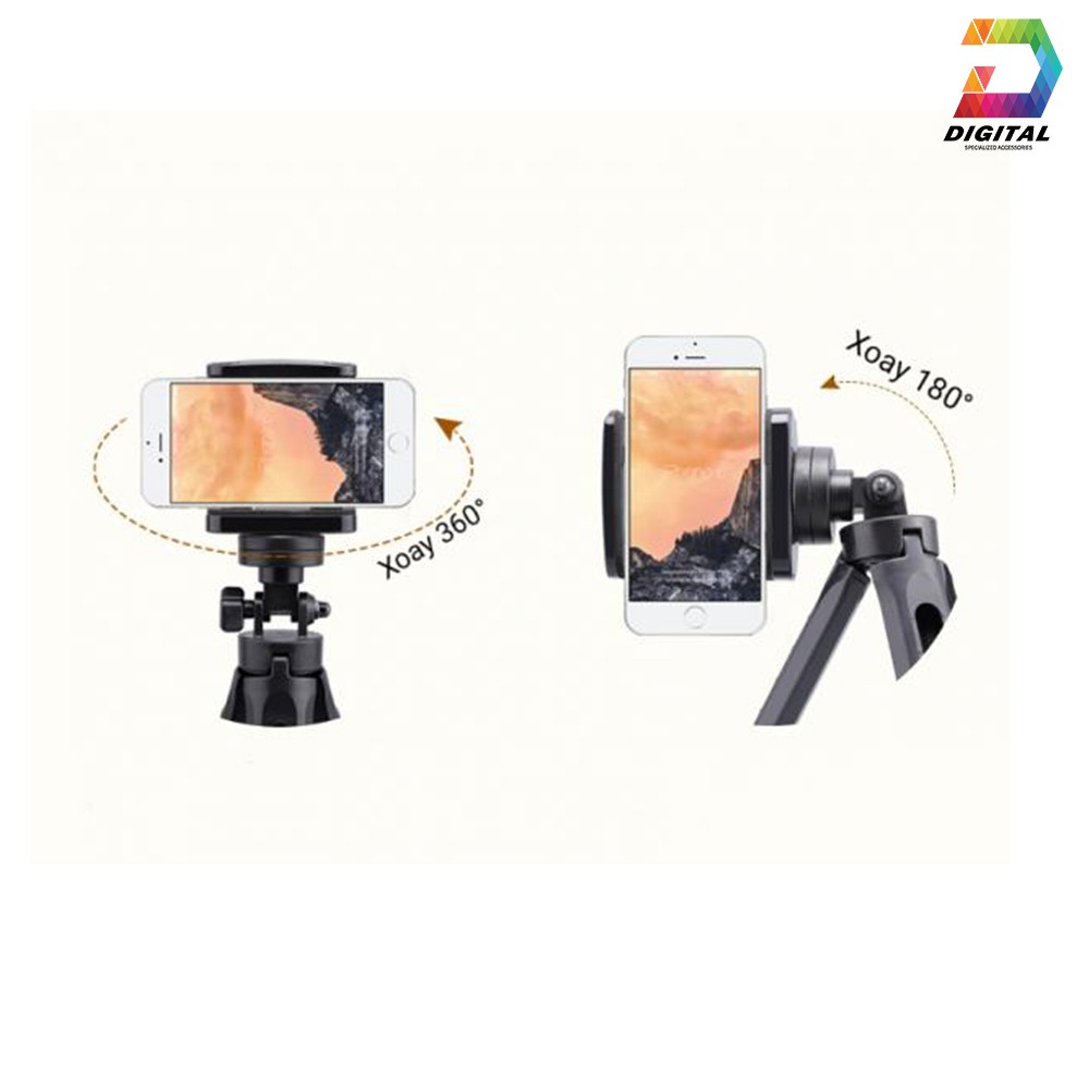 Combo Tripod Support Mini Cho Điện Thoại, Máy Ảnh Tặng Kèm Remote