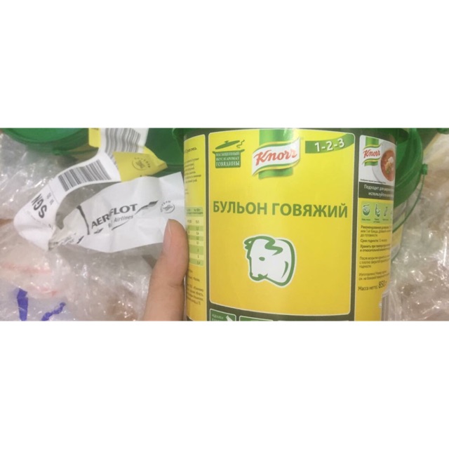 HẠT_NÊM KNORR NGA bò, gà, nấm