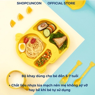 Bộ bát ăn dặm vịt vàng cute cho bé