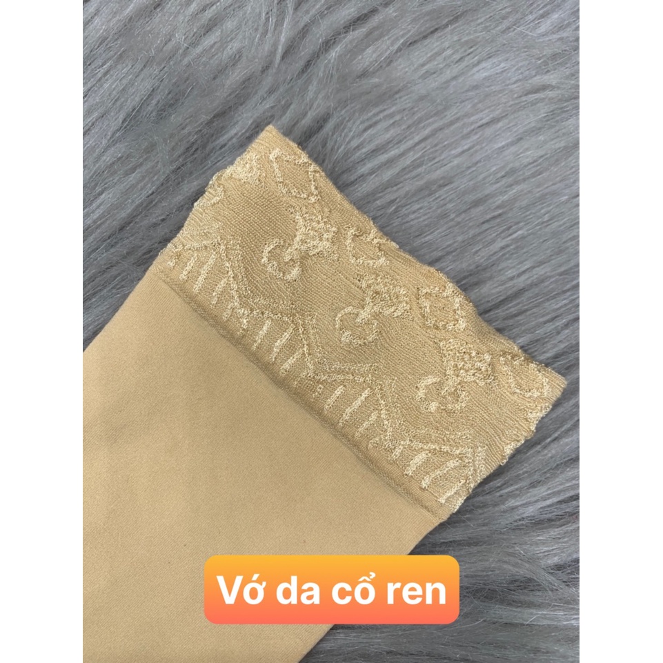 [HCM]Combo 5 hoặc 10 đôi vớ da cổ ren , tất da , vớ nữ , thương hiệu TRỊNH TRUNG ,thun cotton 100% co giãn tốt  , bảo đả