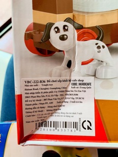 Bộ lắp ráp cofee shop - quà từ enfa