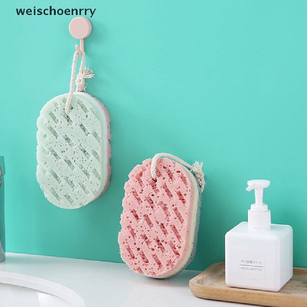 Bông Tắm Tạo Bọt Mềm Mại Mát Xa Da Tiện Dụng