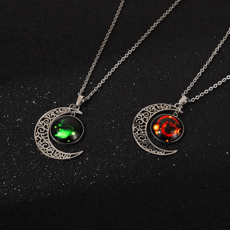 Vòng cổ Bạc Mặt Chòm Sao Thiên Văn Ung Thư Viện Thích Hợp Làm Quà Tặng Bạn Bè