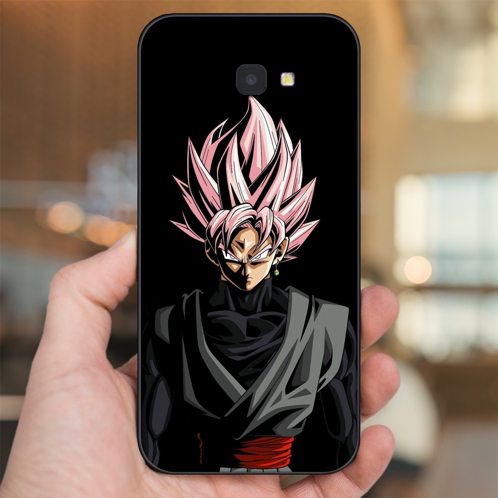 Ốp lưng Samsung J4 Plus viền đen in hình Goku Dragon Ball