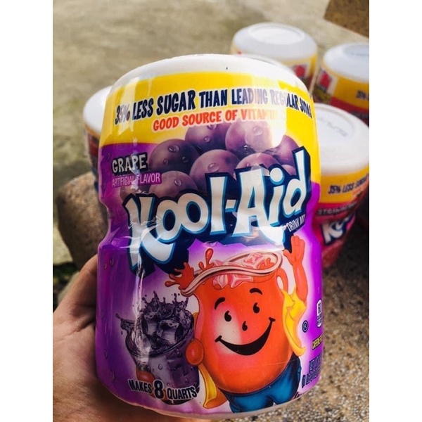 Bột Pha Nước Trái Cây Kool Aid Của Mỹ vị nho