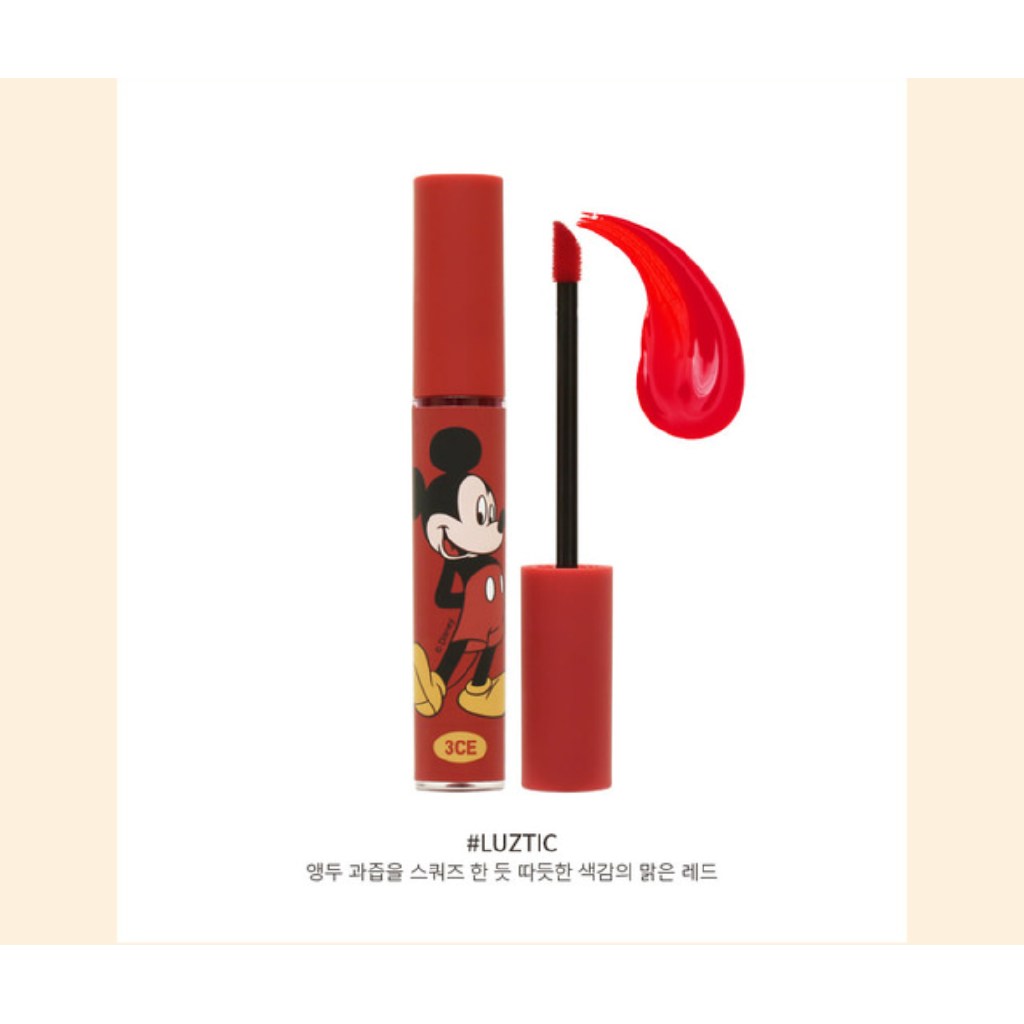 Son Môi 3ce Chủ Đề Disney Hình Chuột Mickey 2 Màu Mới Phong Cách Hàn Quốc