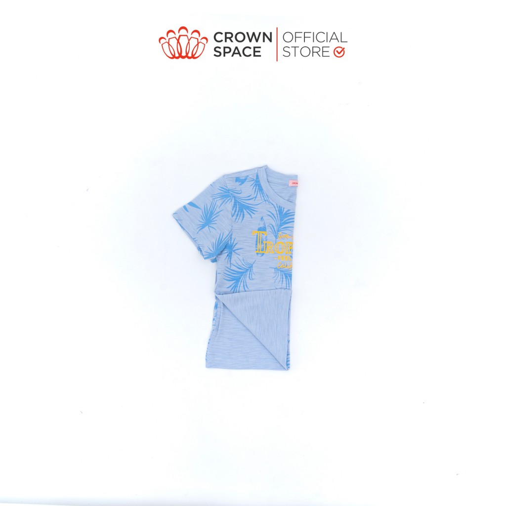 Set Quần Áo Tone Sur Tone Bé Trai Chính Hãng Crown Kids Mùa Hè Năng Động Gồm Áo Và Quần 01