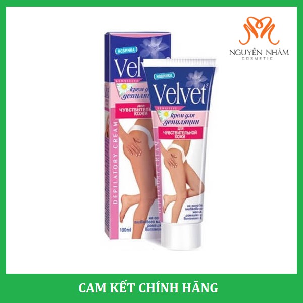 Kem tẩy lông Velvet giúp lông mọc chậm hơn sau khi tẩy