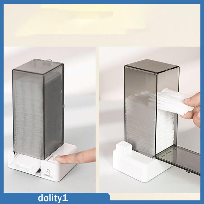 Hộp Đựng Bông Tẩy Trang Tự Động Sáng Tạo,nút bấm 1 lần 1 miếng kháng khuẩn chống nước+55pcs cotton pads