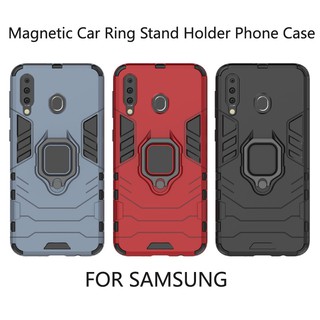 Ốp điện thoại cứng chống sốc có giá đỡ dạng vòng từ tính cho Samsung Galaxy M20 M30 M10 A8S j4 j6 plus