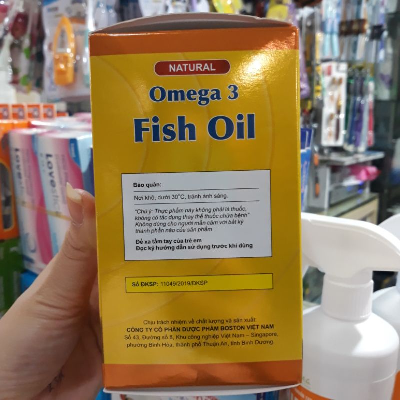Viên dầu cá omega 3 - boston pharma - 1100mg - 100 viên - ảnh sản phẩm 2