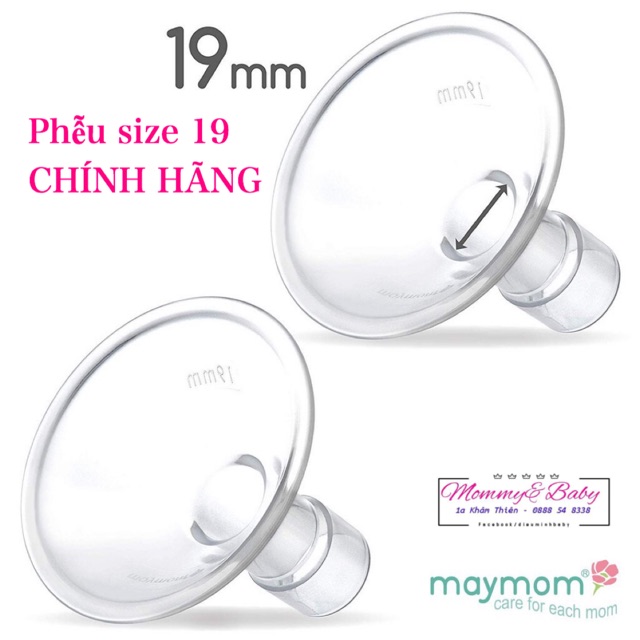 Phễu rời cổ Máy Hút Sữa Maymom Myfit size 15mm,17mm,19mm,21,25,27mm