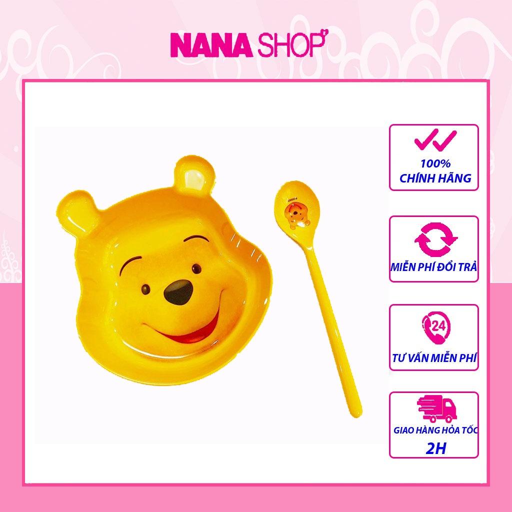 Bộ bát thìa nhựa phíp gấu Pooh super wave Made in Thái Lan ( 1 bát + 1 thìa )