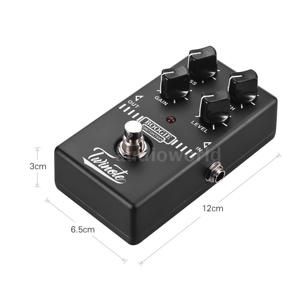 AIDO♦Twinote BOOGIE DISTORTION Analog Old School Distortion Guitar Effect Pedal Processsor Full Meta