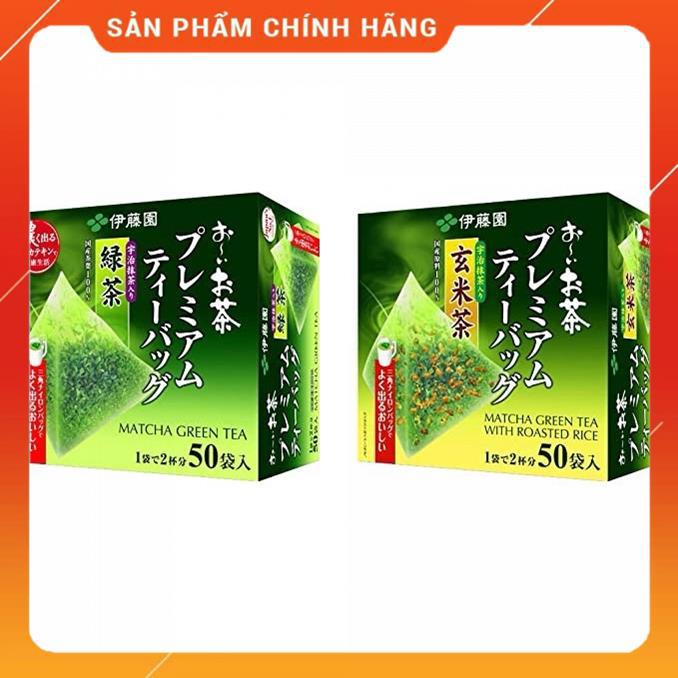 Trà xanh matcha gạo lứt itoen nội địa nhật bản hộp lớn 50 gói msp39445