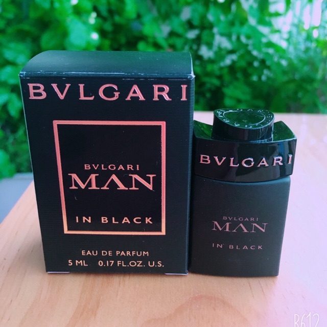 Nước hoa BVL man in black 5ml