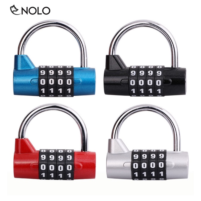 Ổ Khóa Chữ U 5 Số JINKU LOCK M408 Càng Khóa 6.5mm Chống Cắt Chống Khoan Chống Cưa Chịu Va Đập