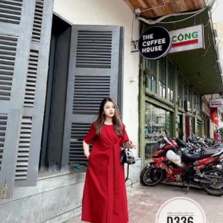 ĐẦM SUÔNG CỘT EO BIGSIZE D336