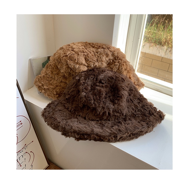 Mũ tai bèo vải bông dày giữ ấm mùa đông phong cách Hàn Quốc dễ thương cho nữ