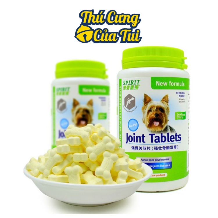 Viên Bổ Sung Dinh Dưỡng Cho Chó Spirit Canxi/Khoáng/Đẹp Lông Da/Vitamin/Tiêu Hóa/Cơ Xương Khớp - Thú Cưng Của Tui