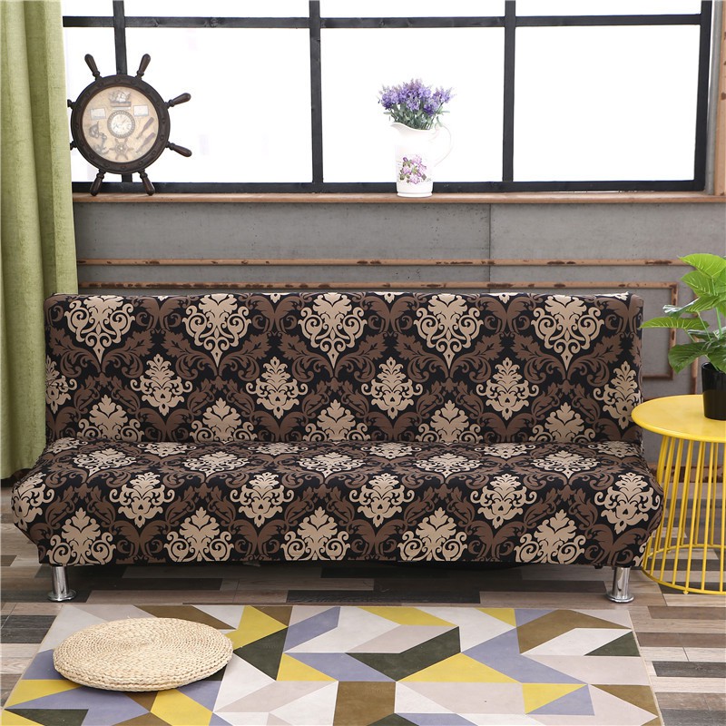 (20 kiểu dáng) Vỏ bọc ghế sofa Chống bụi đa năng Không có tay vịn Ghế sofa giường có lớp phủ trượt Phù hợp với giường sofa 160-180cm