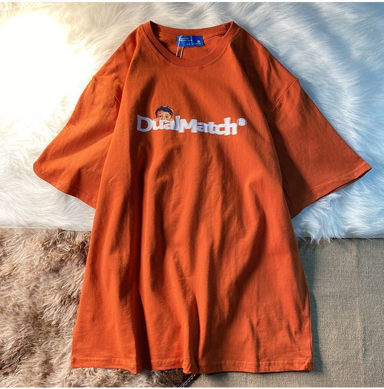 NRVP Áo Thun Ngắn Tay Form Rộng Mẫu 2021 Theo Phong Cách Hàn Quốc Dành Cho Nữ