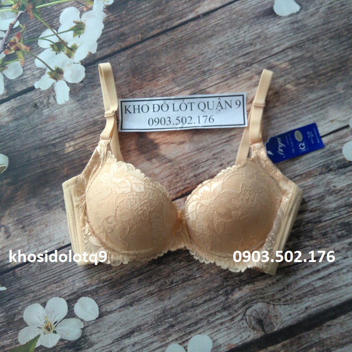 Áo ngực BoYa 3 móc ren dày nâng ngực