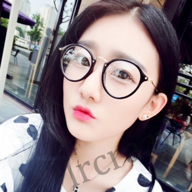 Lycra Mắt Kính Gọng Kim Loại Chống Ánh Sáng Xanh Phong Cách retro Thời Trang unisex