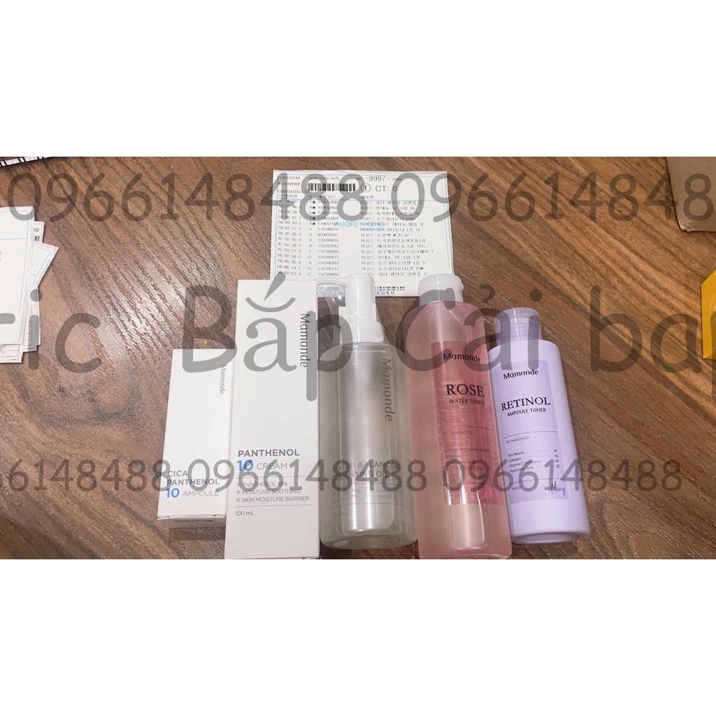 MBC M76 Nước hoa hồng Mamonde toner các loại Rose/Pore/Chamomile/Aqua Peel/Honey/Centella/Retinol/Rose mới