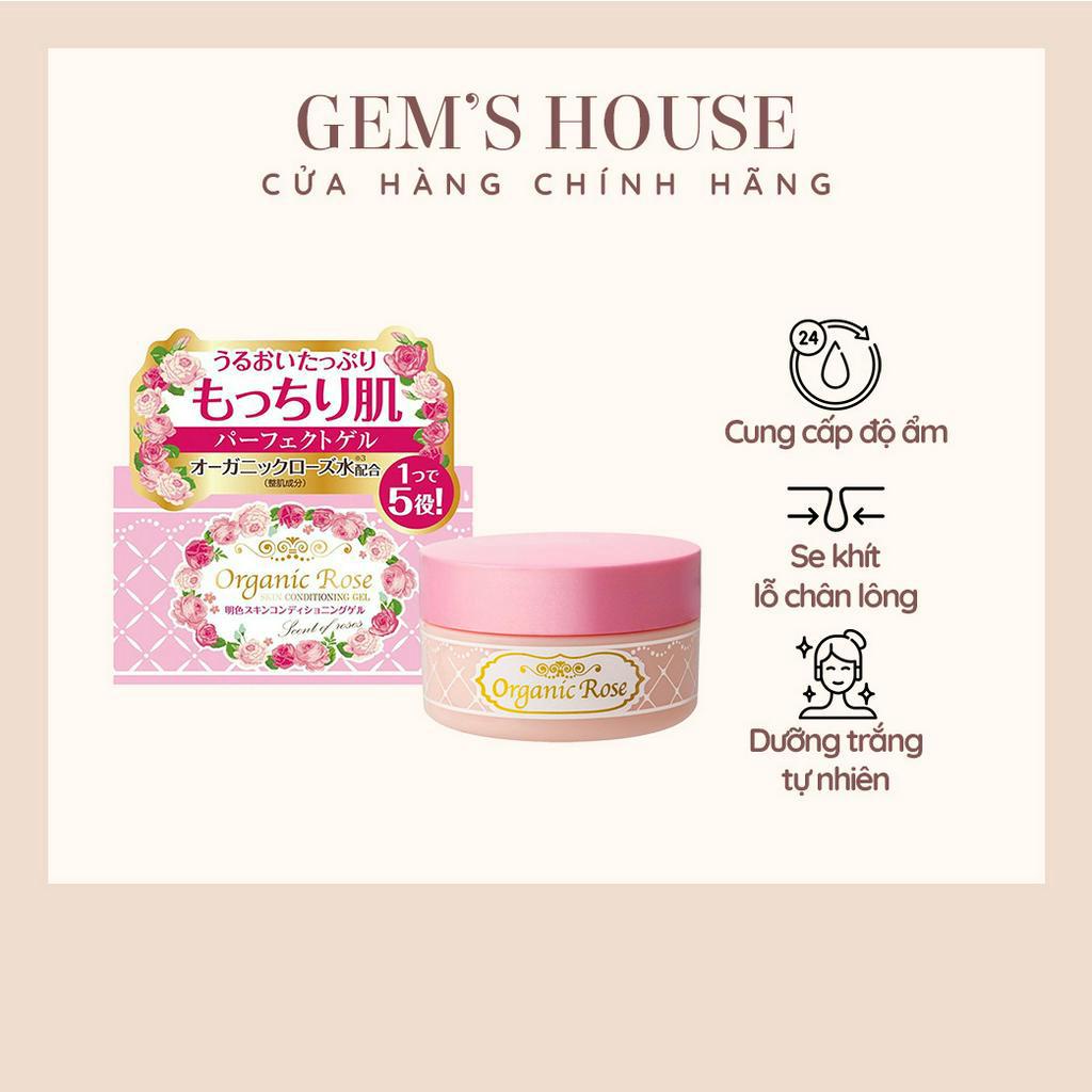 GEL DƯỠNG ẨM MEISHOKU ORGANIC ROSE SKIN CONDITIONING GEL 90G (HÀNG CHÍNH HÃNG)