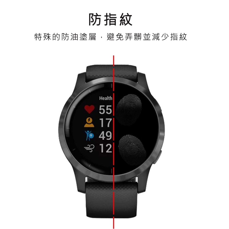 Kính cường lực chống bám vân tay cho Garmin vivoactive 4 / 4S 40 / 45mm