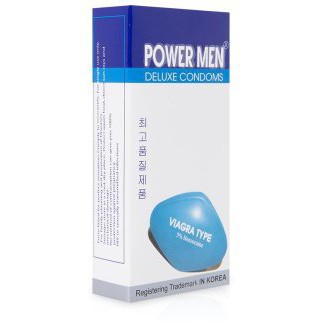 [Shopee mall] Bao cao su Power Men Viagra siêu mỏng kéo dài thời gian, hộp 12 cái