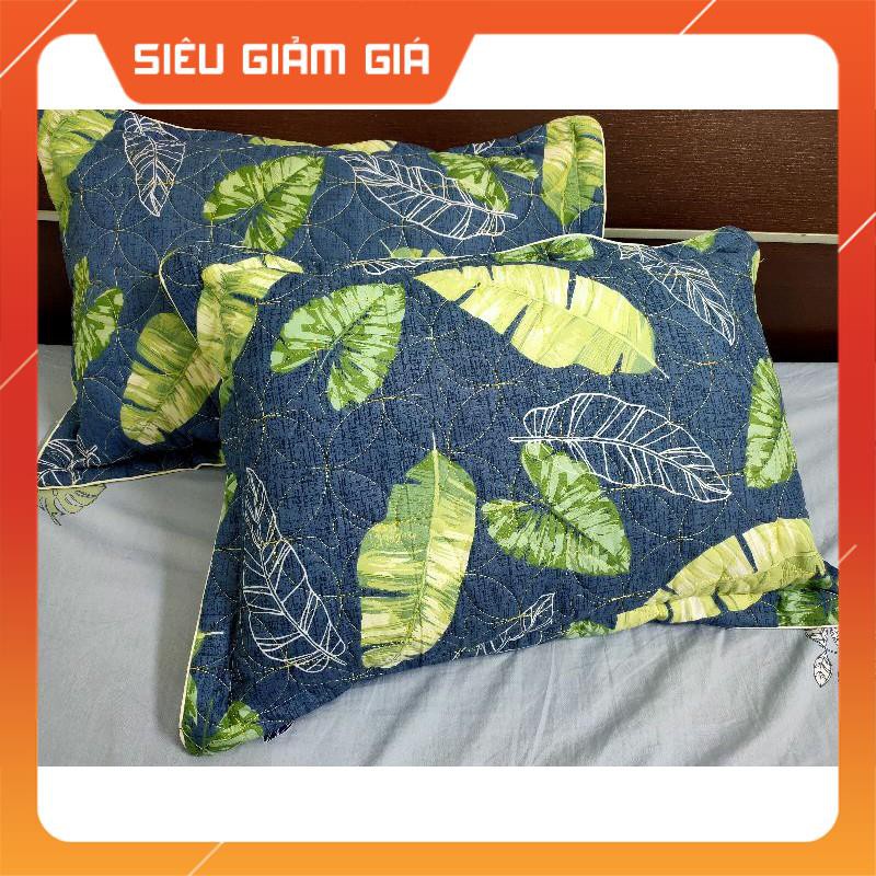 Gối nằm kèm vỏ gối trần bông kích thước 45x65cm (1 chiếc)