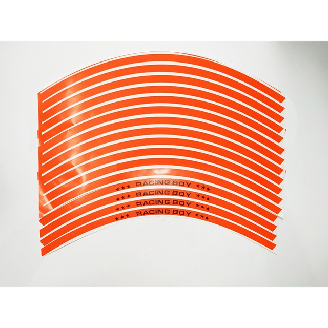 Tem dán vành Racing Boy Tem trang trí xe máy, ô tô, xe đạp điện, xe máy điện