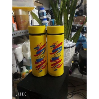 BÌNH ĐỰNG NƯỚC LÕI THỦY TINH BỌC NHỰA  500ML, AN TOÀN, CHỐNG VA ĐẬP, CHỐNG VỠ(giao màu ngẫu nhiên)