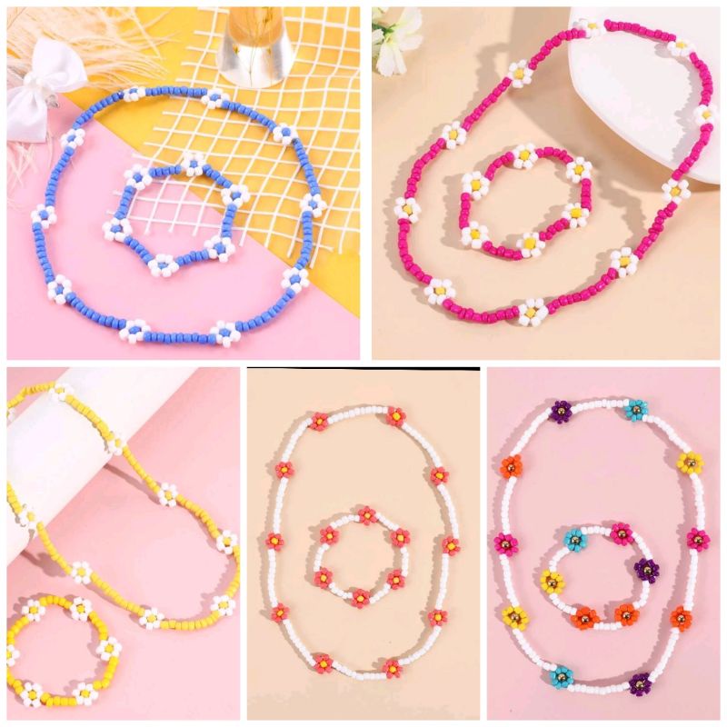 🐷SET TRANG SỨC BÉ GÁI-TẶNG KÈM TÚI LƯỚI