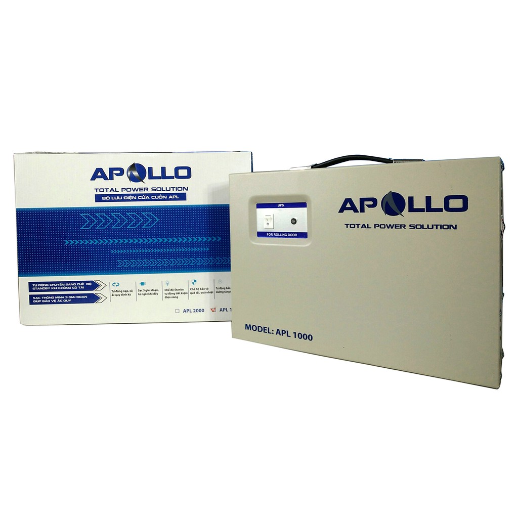 Bộ lưu điện cho cửa cuốn Apollo APL1000 - Hàng chính hãng, bảo hành 12 tháng