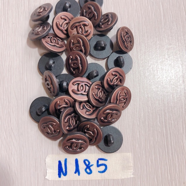 Combo 10 nút áo tròn hình N182-185