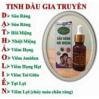 Tinh dầu sâu răng hôi miệng