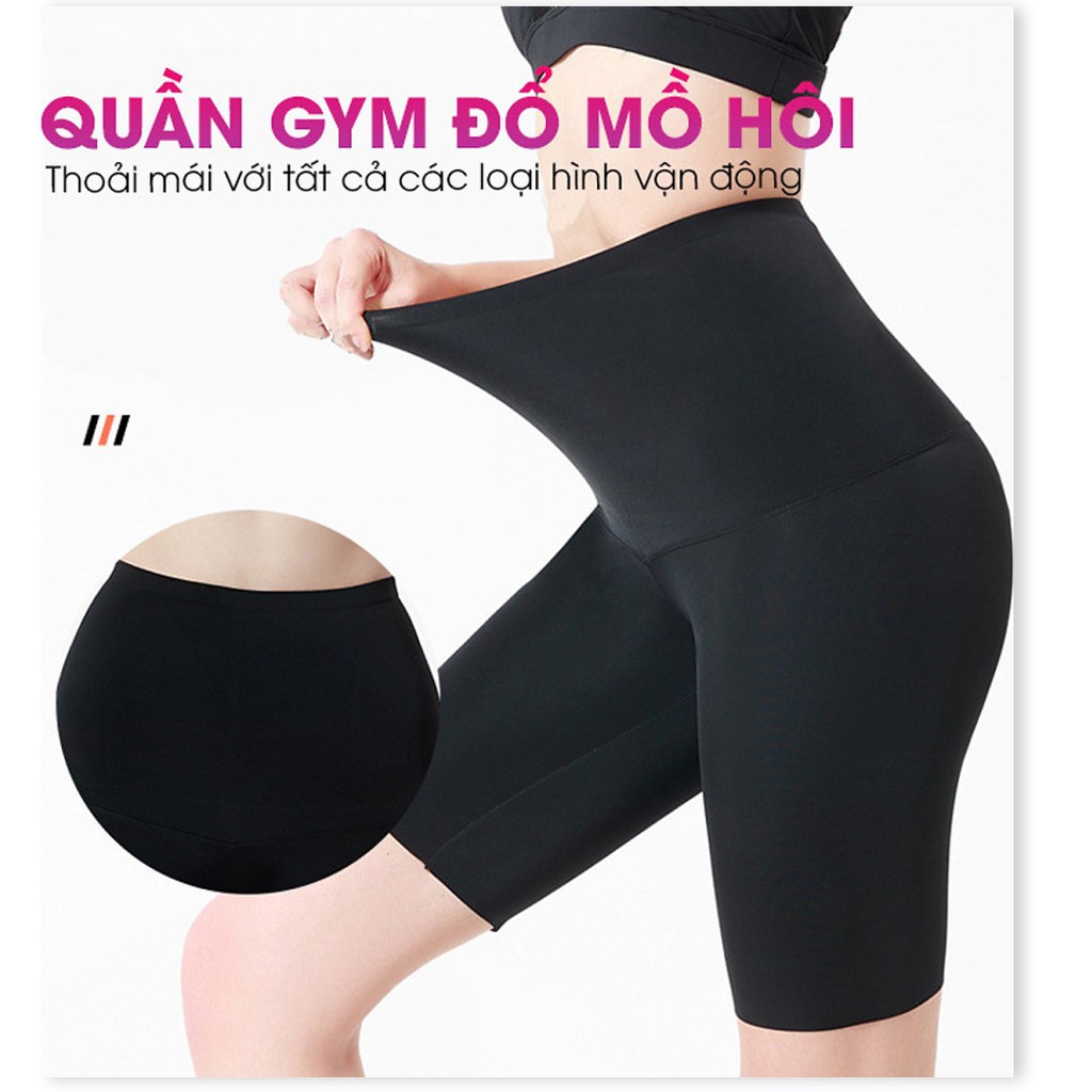 [THIÊT KẾ MỚI] Quần Đổ Mồ Hôi Tan Mỡ Bụng,Quần Sinh Nhiệt Giảm Mỡ Loại 1 Tập Gym Đùi,Lửng.