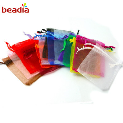 Set 10 Túi Dây Rút Beadia Đựng Trang Sức Tiện Dụng