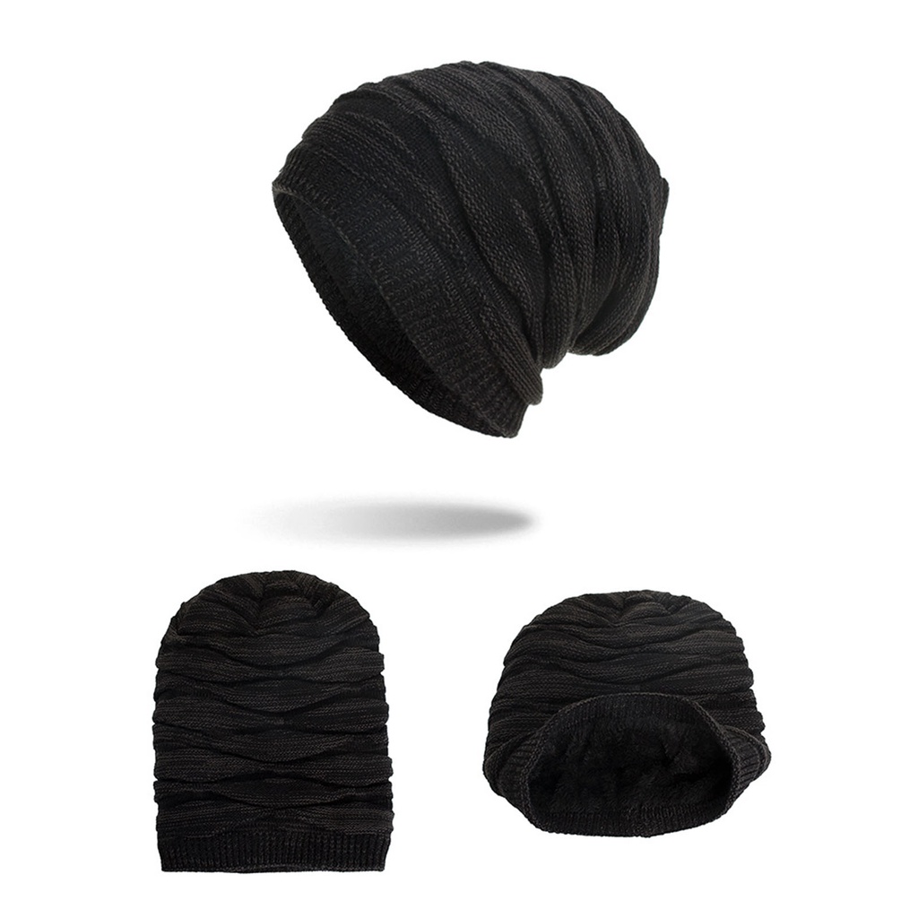 Nón len giữ ấm mềm mại phong cách Hàn Quốc dành cho nam