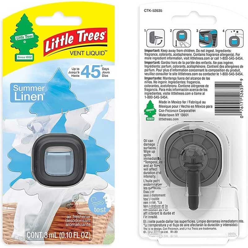 Tinh dầu thơm xe Little Trees Vent Liquid nhiều mùi, 3ml